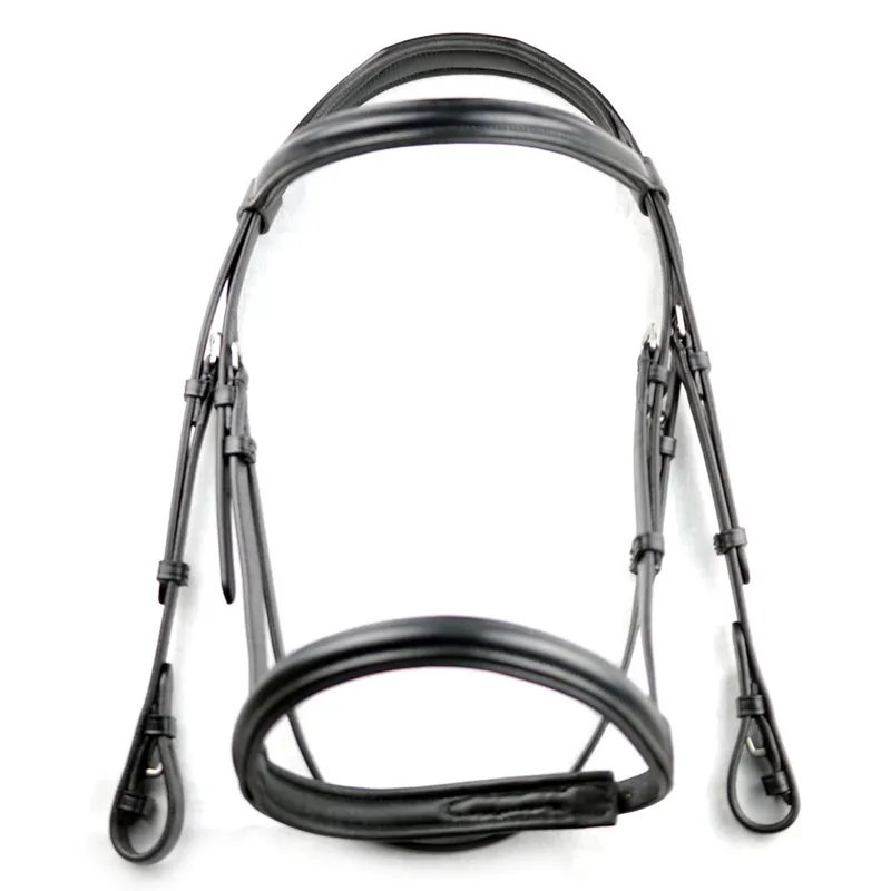 Dever Classic Comfort Padded Show Bridle - Black