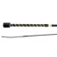Dever Rider 12 Dressage Whip - Black/Gold