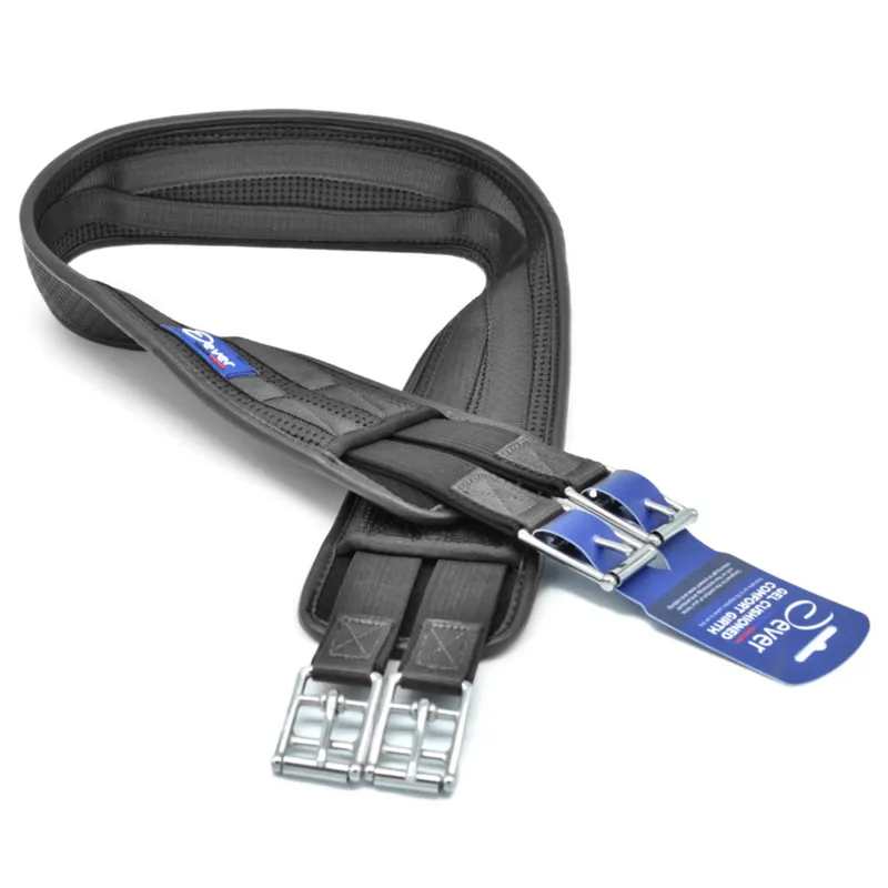 Dever Synthetic Comfort GP Girth with Elastic Both Ends - Black