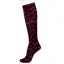 Dever Knee High Riding Socks - Daisy Cranberry