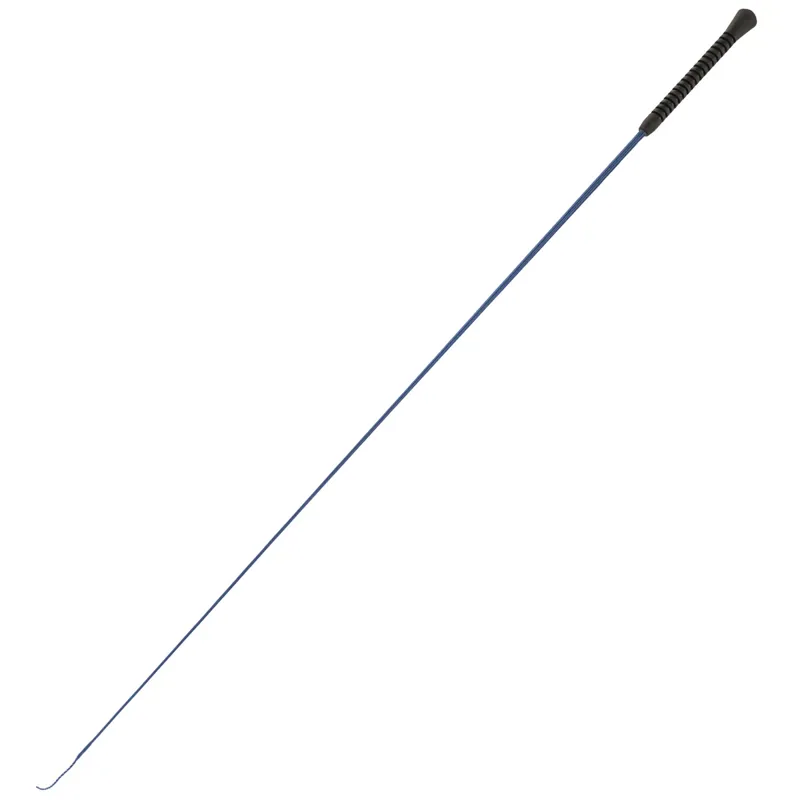 Dever Rider 01 Rubber Handle Dressage Whip - Navy-1