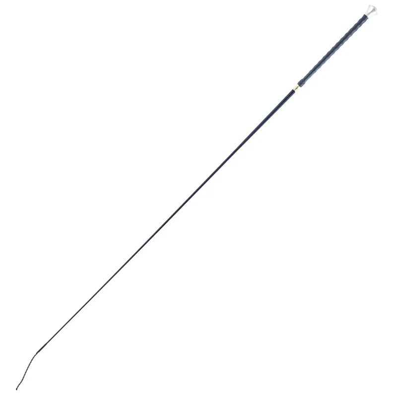 Dever Rider 15 Metal Top Dressage Whip - Navy