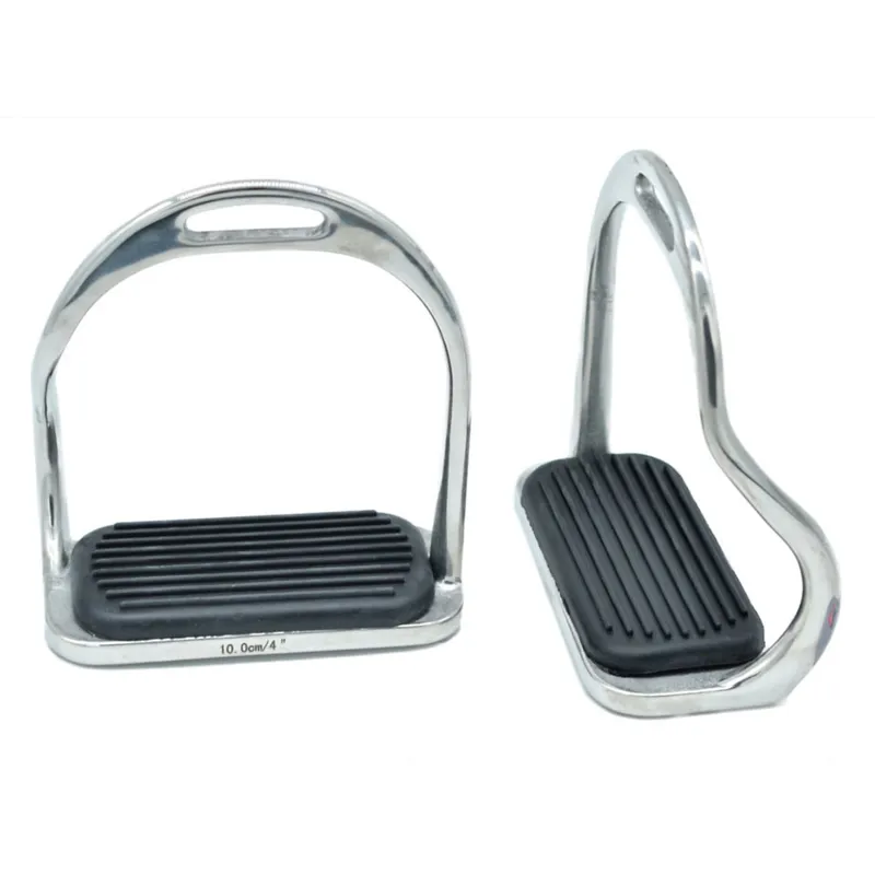 Dever Steel Curved Side Stirrup Irons - 4.75in
