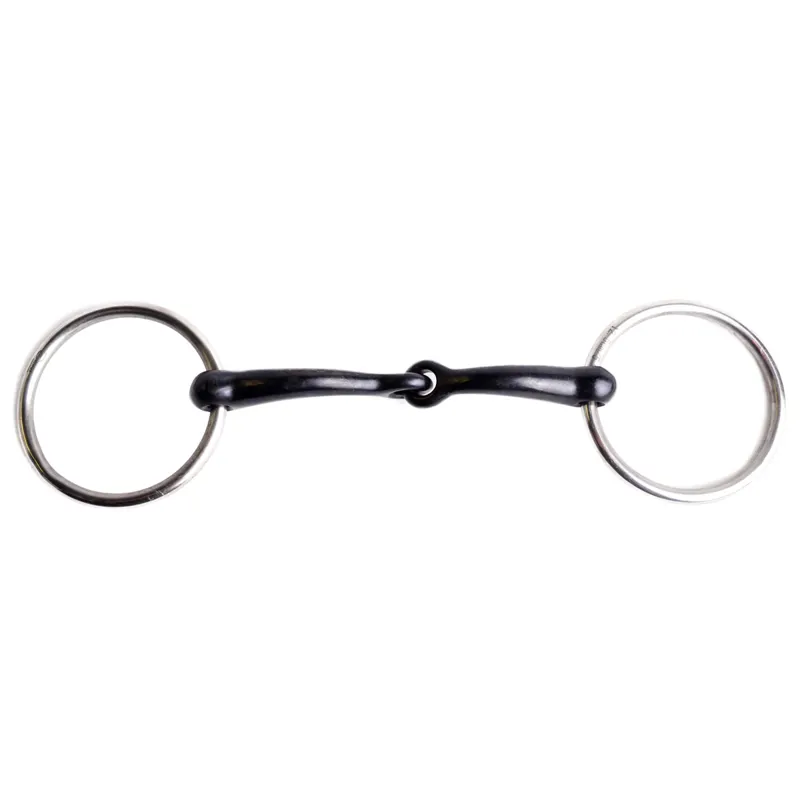 Dever Sweet Iron Curved Single Jointed Loose Ring Snaffle Bit