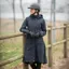 Stierna Nova Womens Long Waterproof Rain Coat - Midnight Navy
