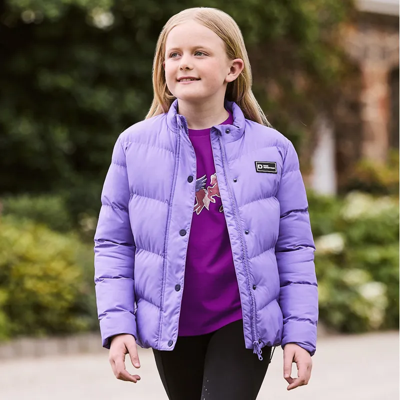 Dublin Polly Junior Everyday Puffer Jacket - Paisley Purple