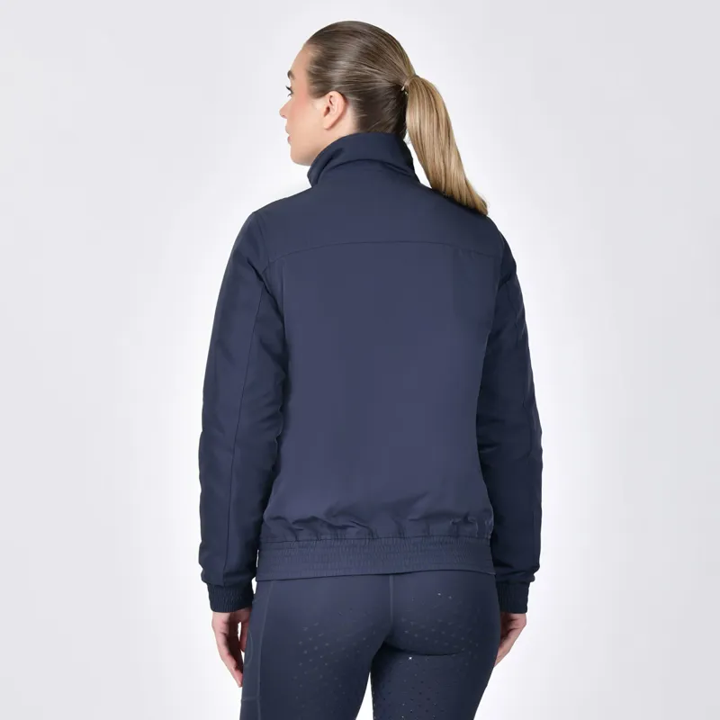 Dublin Zip Through Team Womens Waterproof Blouson Jacket - Navy-2