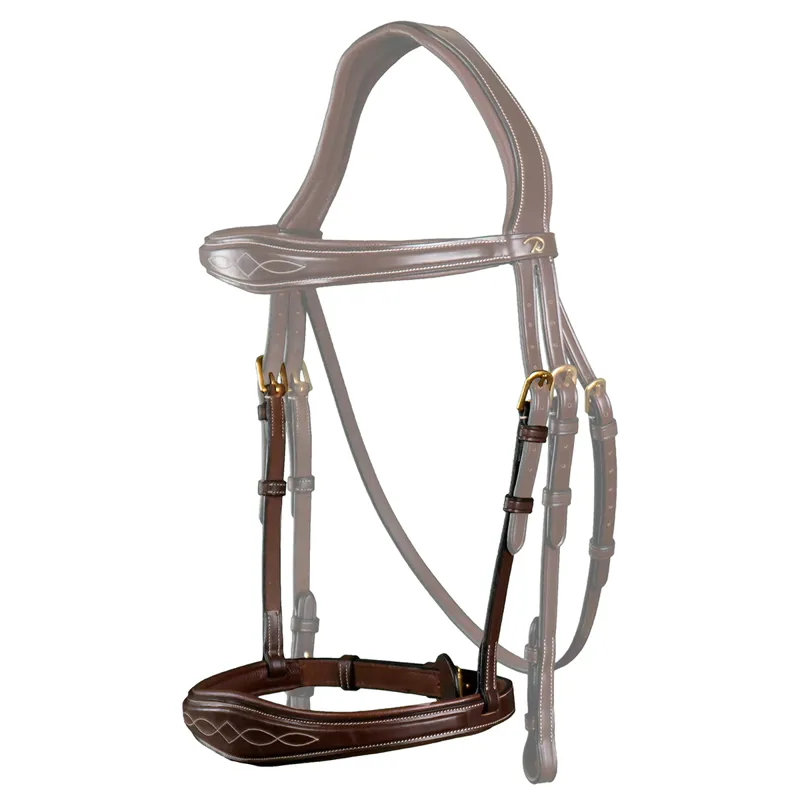 Dy'on D Collection Anatomic Noseband - Brown