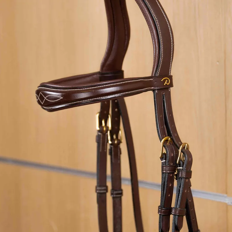 Dy'on D Collection Anatomic Browband - Brown-1