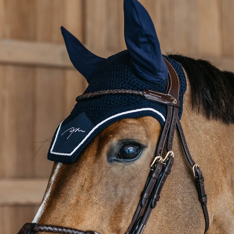 Dy'on Diamond Fly Veil - Navy-2