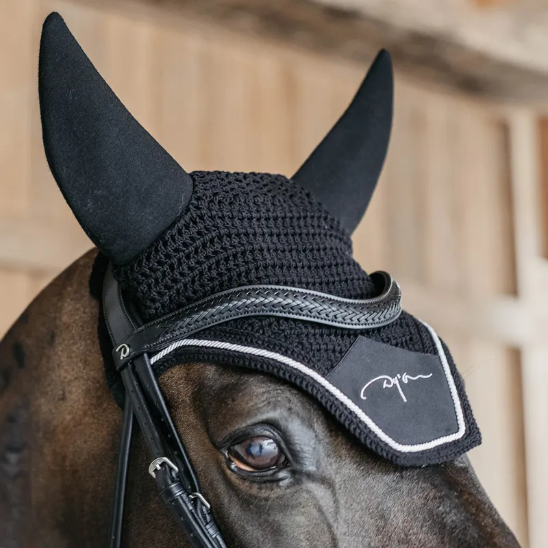 Dy'on Diamond Soundless Fly Veil - Black