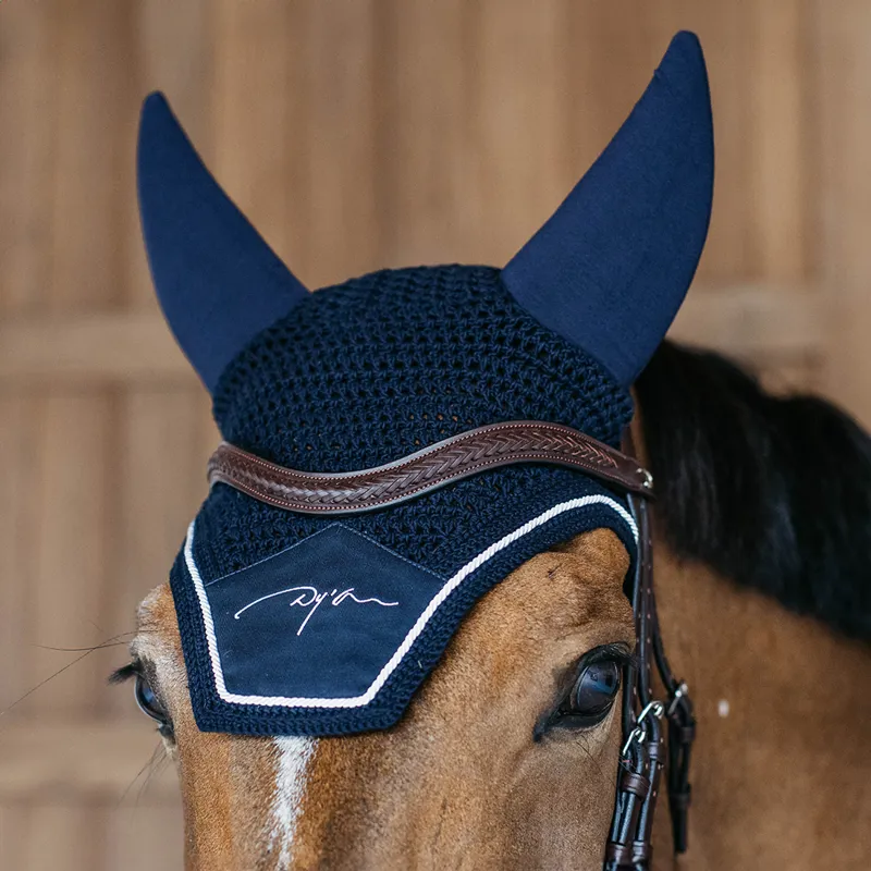 Dy'on Diamond Soundless Fly Veil - Navy