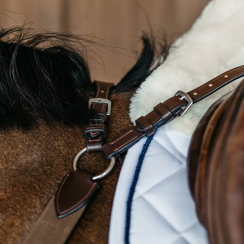 Dy'on New English 5-Point Elastic Breastplate - Brown-1