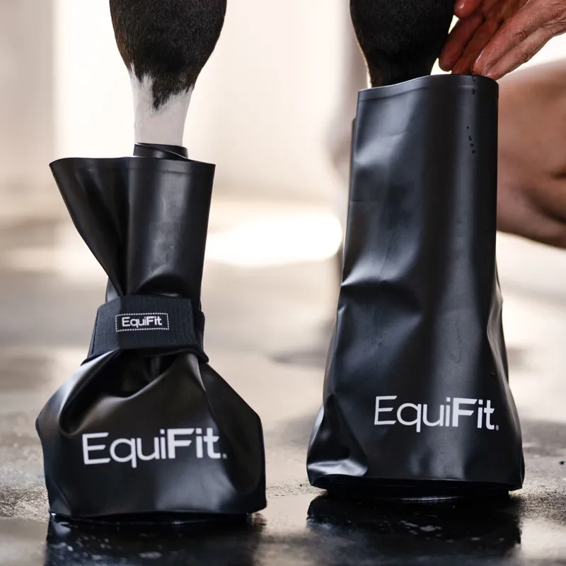 EquiFit EasyIce Ice Boot - Black-1