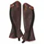 Kentaur Livorno Leather Half Chaps - Brown/Tobacco