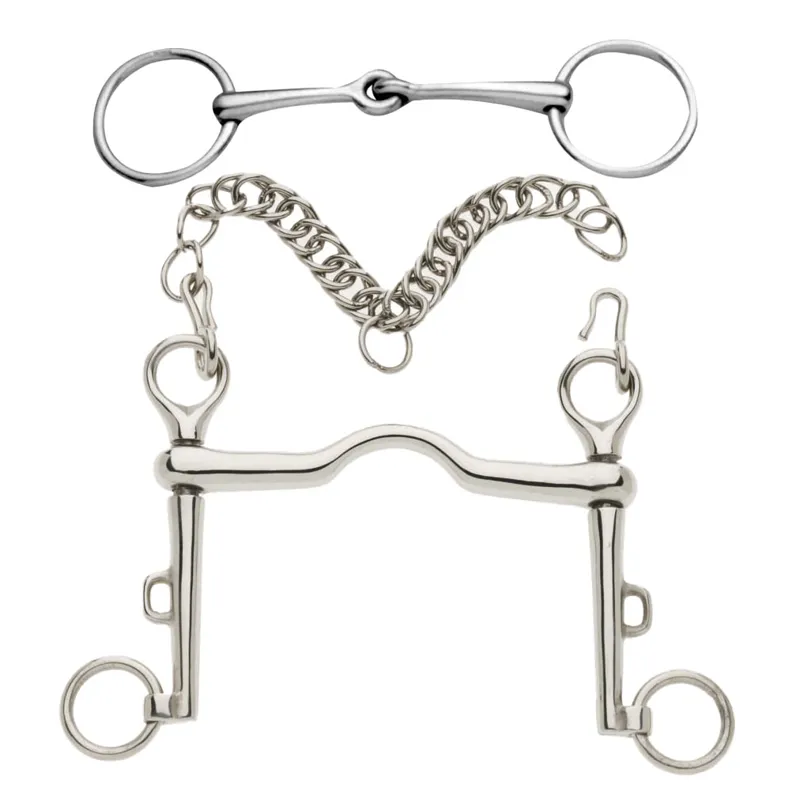 Korsteel Cambridge Sliding Cheek Loose Ring Weymouth Set - 5.5in