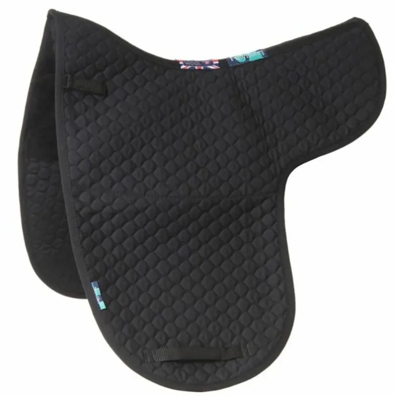 NuuMed NM08A Half Wool Dressage Numnah - Black - Large