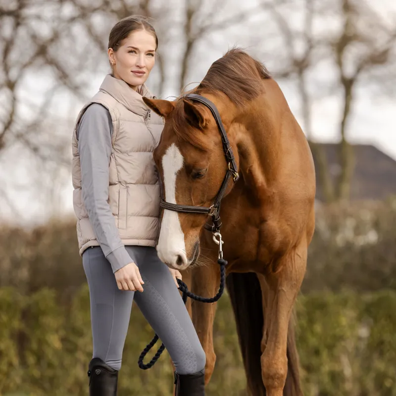 Ariat EOS 2.0 Full Grip Womens Riding Tights - Grisaille-2