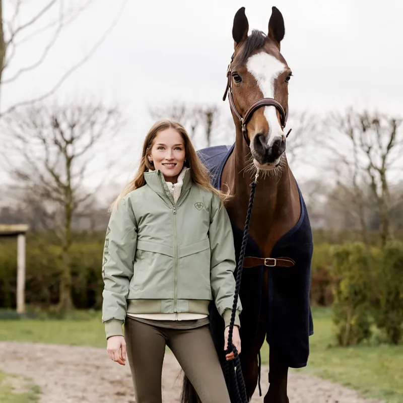 Ariat Stable 2.0 Insulated Womens Jacket - Oil Green-1