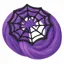 Equetech Halloween Tail Tassel - Cobweb