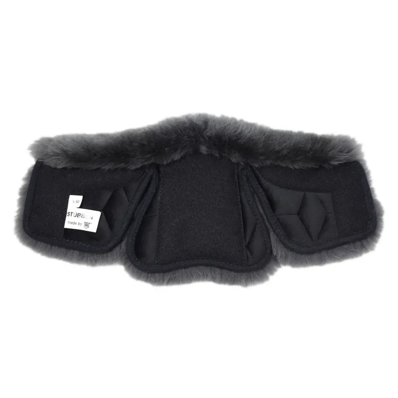 Stubben Equi-Soft Mattes Lambskin Pad - Graphite-1