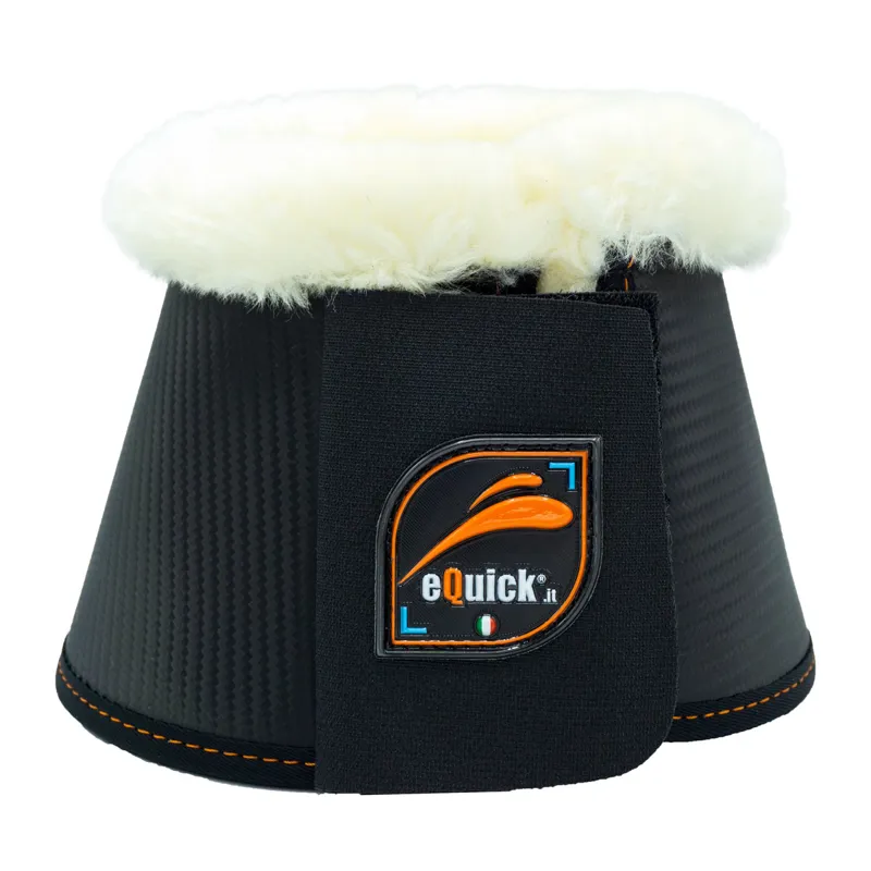 eQuick eOverreach Carbon Fluffy Overreach Boots - Black