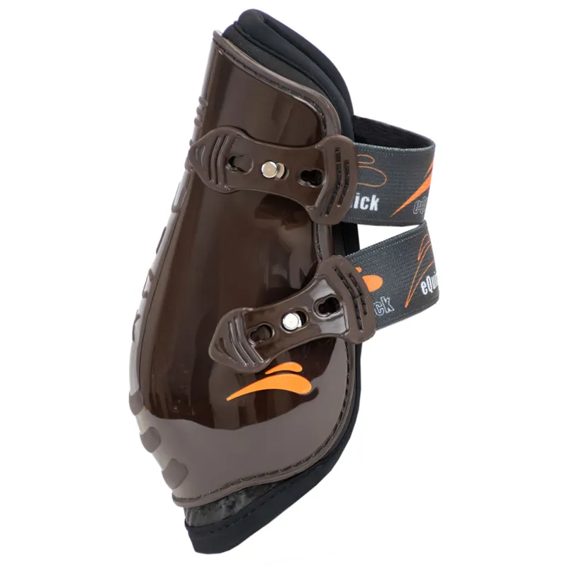 eQuick Triumph Fetlock Boots - Brown-1