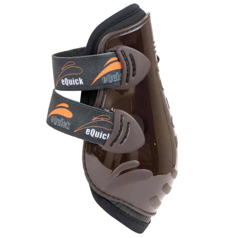 eQuick Triumph Fetlock Boots - Brown-2
