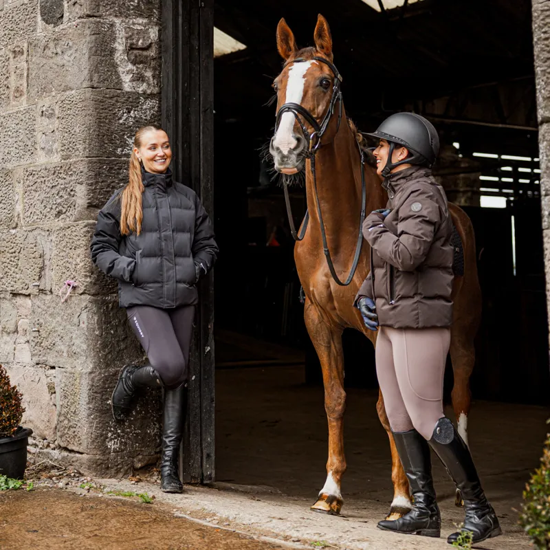 EQUIDRY Talia Waterproof Womens Puffer Jacket - Black-4