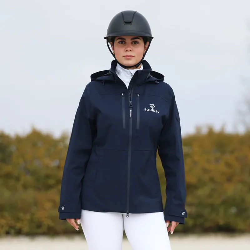EQUIDRY Varsha Womens Waterproof Jacket - Navy-1