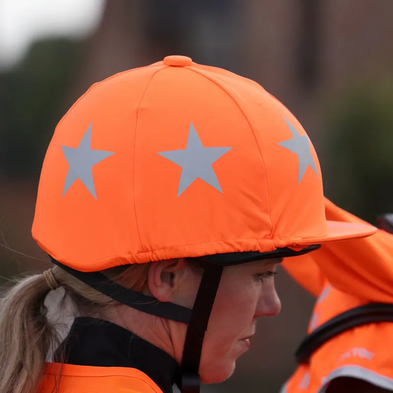 EQUI-FLECTOR Hat Cover - Orange