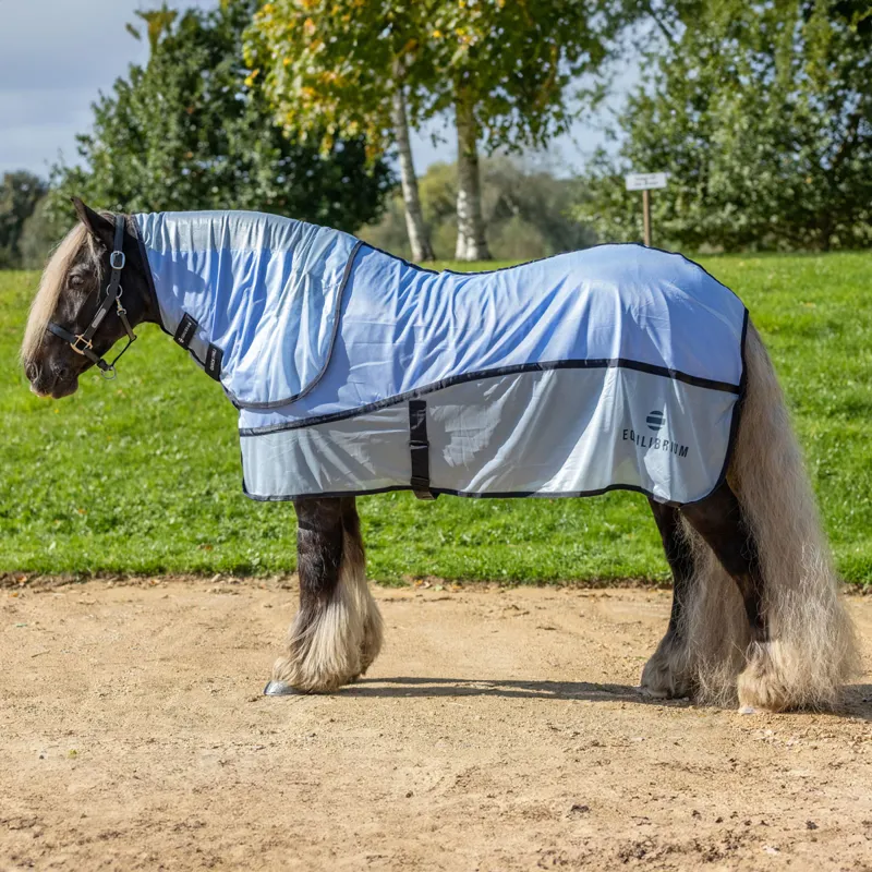 Equilibrium Quick Chill Detachable Neck Cooling Rug - Light Blue-1