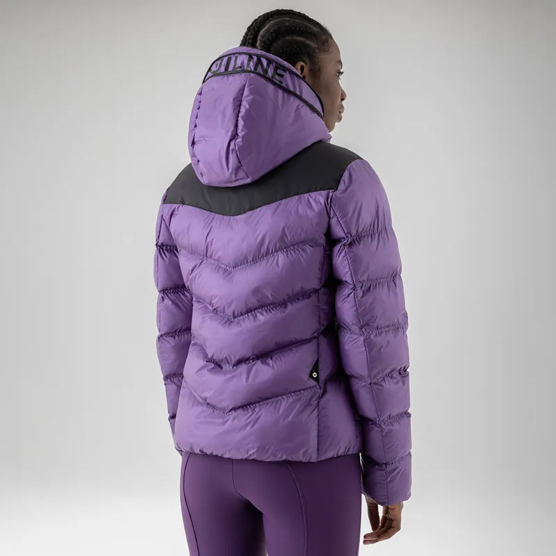 Equiline Caiety Ladies Ripstop Padded Jacket - Patrician Purple-1