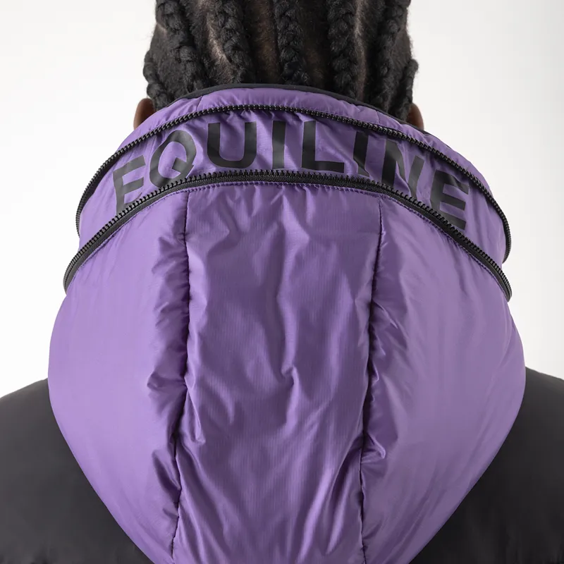 Equiline Caiety Ladies Ripstop Padded Jacket - Patrician Purple-5