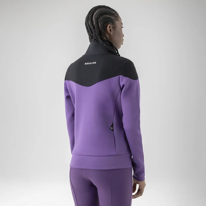 Equiline Cartac Ladies Technical Sweatshirt - Patrician Purple-1