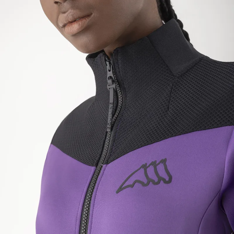 Equiline Cartac Ladies Technical Sweatshirt - Patrician Purple-5