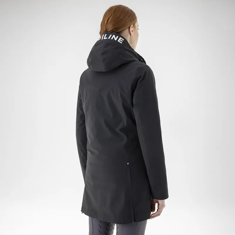 Equiline Cegnum Waterproof Ladies 3-in-1 Long Jacket - Black-1
