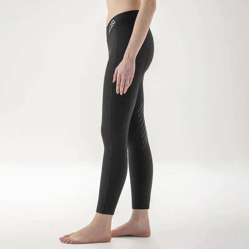 Equiline Cibek Knee Grip Ladies Riding Tights - Black-2
