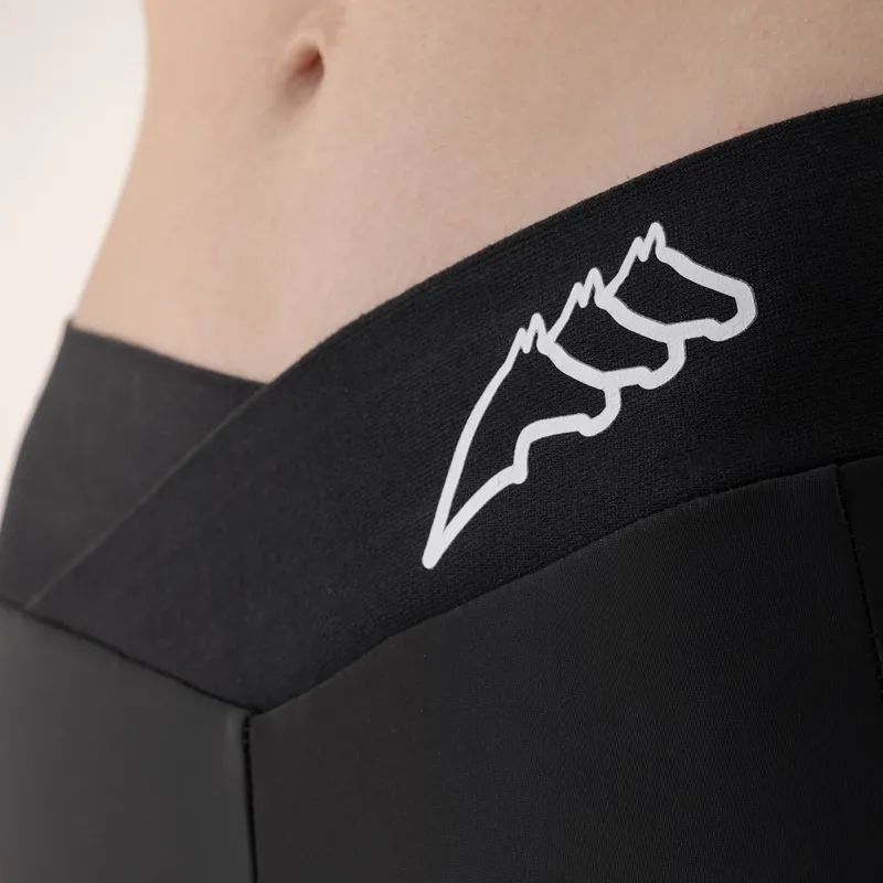 Equiline Cibek Knee Grip Ladies Riding Tights - Black-3