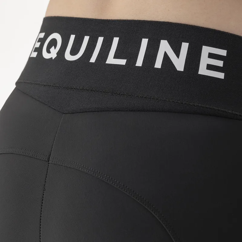 Equiline Cibek Knee Grip Ladies Riding Tights - Black-5