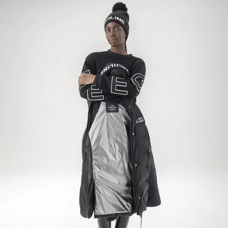 Equiline Coline Ladies Padded Jacket - Black-3