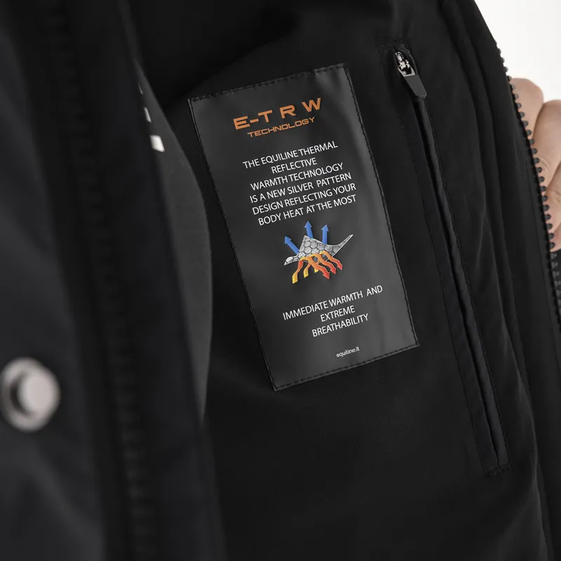 Equiline Colky Mens Padded Jacket - Black-9