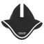 Equiline Crelize Ear Net - Black