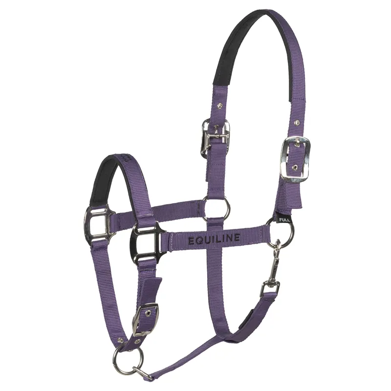 Equiline Cuates Headcollar and Lead Rope - Patrician Purple