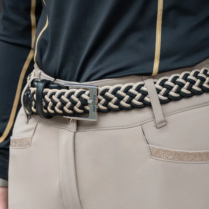 Equiline Cumiec Braided Belt - Black-2