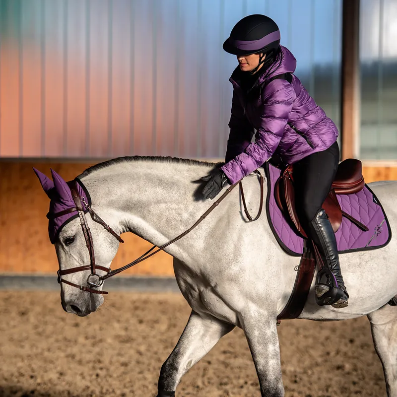 Equiline Cumirc Tech Saddlecloth - Patrician Purple-3