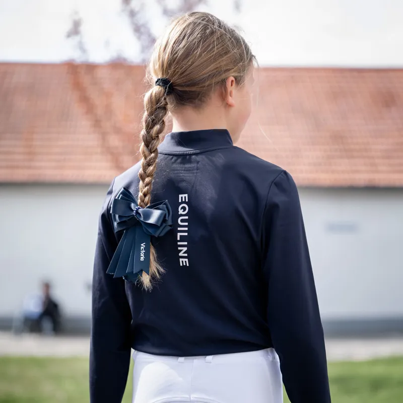 Equiline Eqjin Junior Unisex Second Skin Base Layer - Blue Pre-Order-1