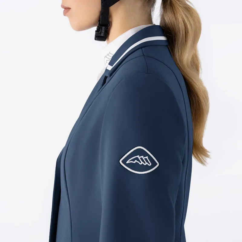 Equiline Ebony Womens Show Jacket - Dark Denim-3