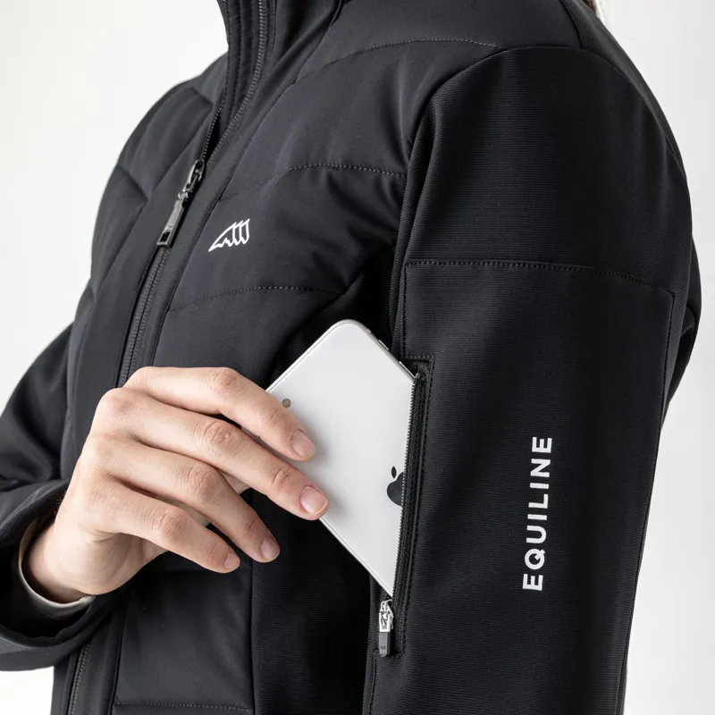 Equiline Entrec Womens Airbag-Compatible Softshell Jacket - Black-7