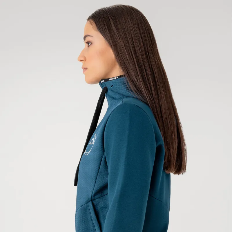 Equiline Eolis Womens Full Zip Hoodie - Legion Blue-2